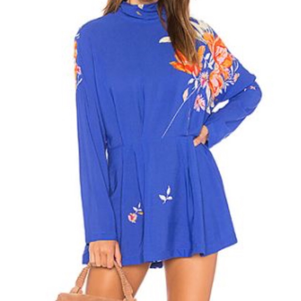 Free People Gemma Mini Dress Tunic xs